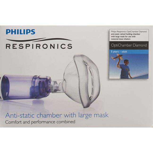 Optichamber Diamond M Lite Touch Maske Ab 5j & Erwachsene