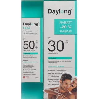 Daylong Sensitive Gel Cream 200ml + Sensitive Face Bottle 50ml