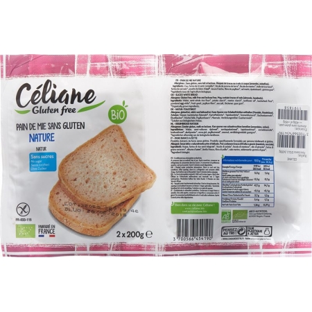 Celiane Natur-Toastbrot Glutenfrei 300g