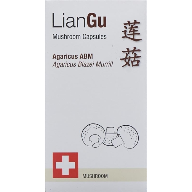 LianGu Agaricus Abm Mushrooms Capsules Can 60 Pieces
