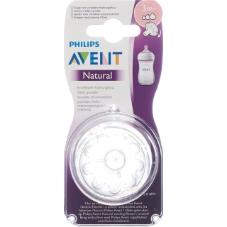 Avent Philips Natural Sauger 3m+ 2 Stück