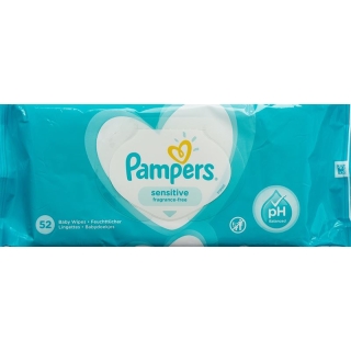 Влажные салфетки Pampers Sensitive 52 шт.