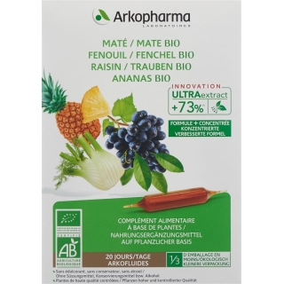 Arkofluide Ananas Mate Fench Weintr Bio 20x 10ml