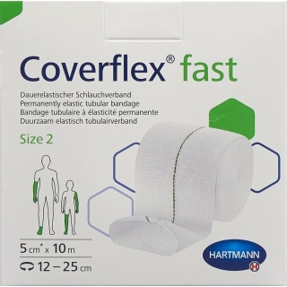 Coverflex Fast Размер 2 10мx5см Зеленый