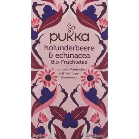 PUKKA Органический чай с бузиной и эхинацеей