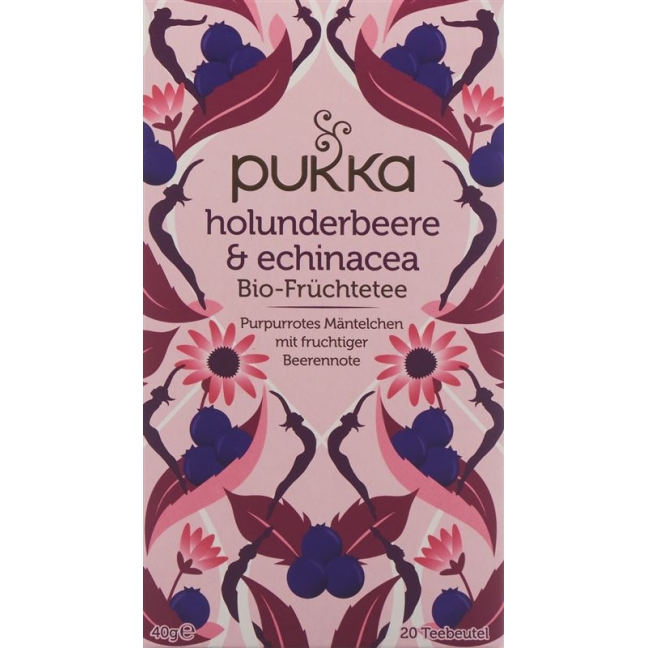PUKKA Органический чай с бузиной и эхинацеей