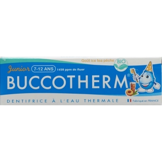 Buccotherm Zahnpasta 7-12j Eistee-Pfirs Bio 50ml