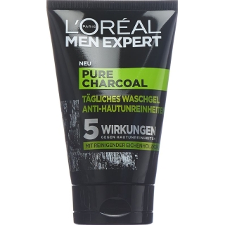 L&#39;Oréal Men Expert Pure Charcoal Гель для умывания против кожи 100 мл