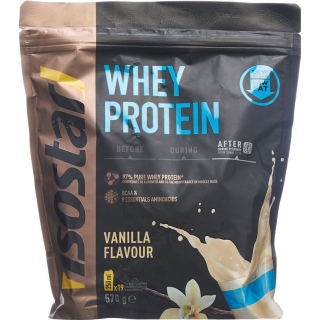 Isostar Whey Protein Powder Vanilla Bag 570g