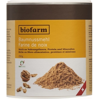 Biofarm Baumnussmehl Knospe Ch Dose 250g