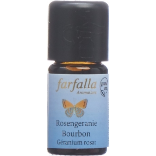 FARFALLA Rose Geranium Bourb Eth/Oil Bio Cru