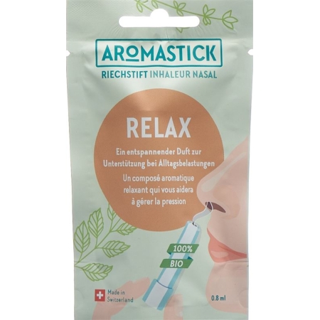 Нюхательная палочка AROMASTICK, 100% органическая сумка для отдыха