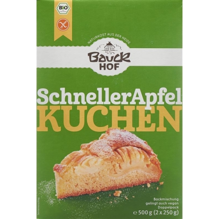 Яблочный пирог Bauckhof The Quick без глютена 2x 250г