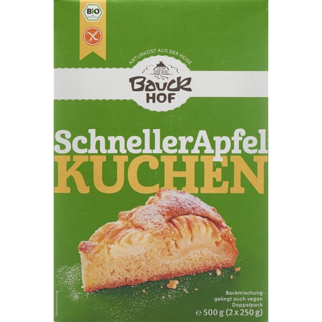 Яблочный пирог Bauckhof The Quick без глютена 2x 250г