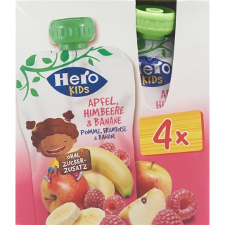 Hero Kids Smoothie Apfel Himb Ban Quat 4x 120g