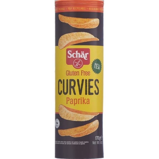 Schär Curvies Paprika Glutenfrei 170g