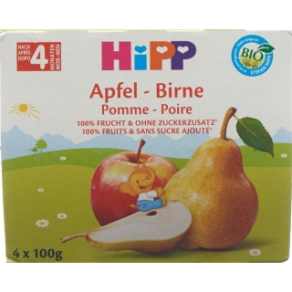 Hipp Fruchtpause Apfel Birne (neu) 4x 100g