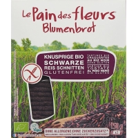 Blumenbrot Knusprige Schnitten Schwarz Reis 150g Blumenbrot Knusprige Schnitten Schwarz Reis 150g