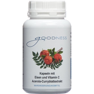 Goodness Eisen mit Vitamin C Kapseln 600mg 90 Stück