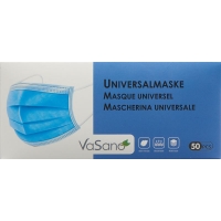 Vasano Universalmaske 3-sch D/f/i Latexfrei 50 Stück Vasano Universalmaske 3-sch D/f/i Latexfrei 50 Stück