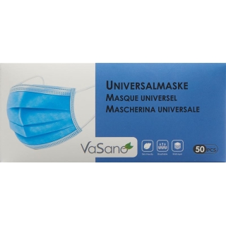 Vasano Universalmaske 3-sch D/f/i Latexfrei 50 Stück