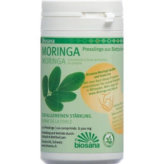 Biosana Moringa Blattpulver Spez Tabletten 120 Stück