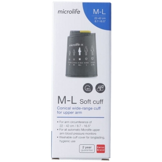 Microlife Manschette Oberarm M-l 22-42cm Anthrazit