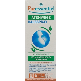 PURESSENTIEL спрей для горла и дыхательных путей