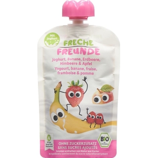 Freche Freunde Quetschmus Jogh Erdbeer&himb 100g