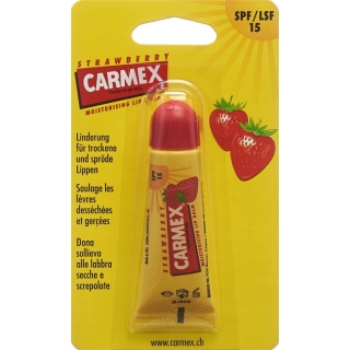 Carmex Lippenbalsam Strawberry SPF 15 Tube 10g