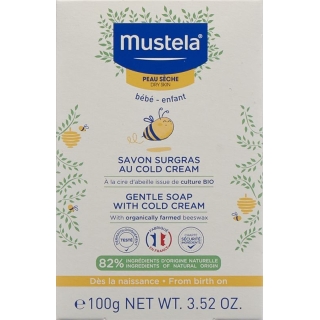 MUSTELA BB Увлажняющее мыло с холодным хромом (n)