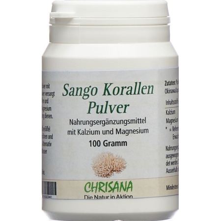 Коралловый порошок Chrisana Sango банка 100г