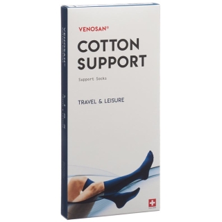 Носки Venosan COTTON SUPPORT A-D S черные 1 пара