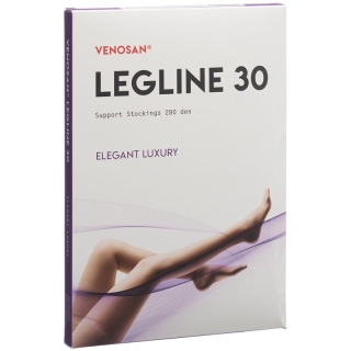 VENOSAN LEGLINE 30 A-T XS черный 1 пара