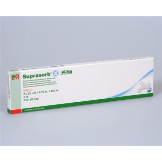 Тампонада Suprasorb X + PHMB HydroBalance 2х21см стерильная 5 шт.