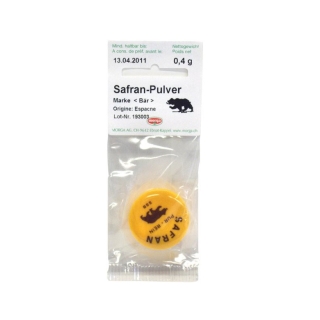 Morga Gewürz Safran Pulver Doesli 0.4g