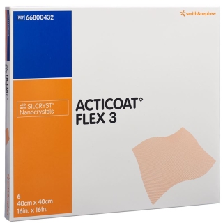 Acticoat Flex 3 Wundverband 40x40cm 6 Stück