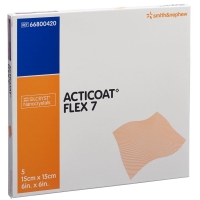 Acticoat Flex 7 Wundverband 15x15cm 5 Stück Acticoat Flex 7 Wundverband 15x15cm 5 Stück