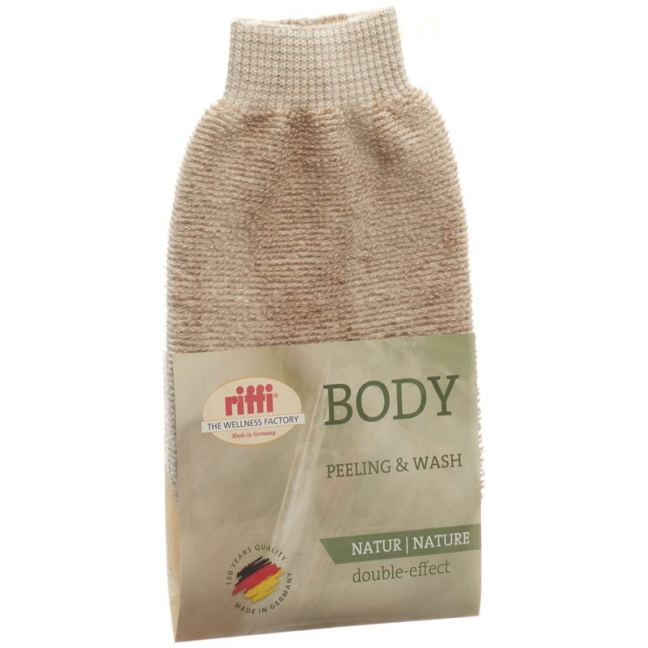 Riffi massage glove bamboo linen