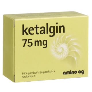 Ketalgin Zäpfchen 75mg 50 Stück