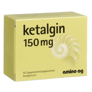 Ketalgin Zäpfchen 150mg 50 Stück