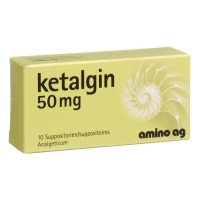 Ketalgin Zäpfchen 50mg 10 Stück Ketalgin Zäpfchen 50mg 10 Stück