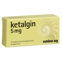Ketalgin Zäpfchen 5mg 10 Stück Ketalgin Zäpfchen 5mg 10 Stück
