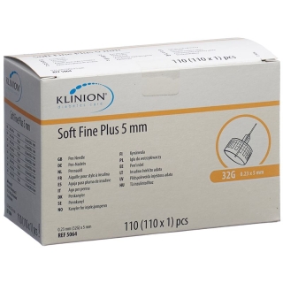 Klinion Soft Fine Pl Pen-Nadel 5mm 32g 110 Stück