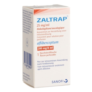 Zaltrap Inf Konz 200 mg / 8 ml 8ml Durchstf