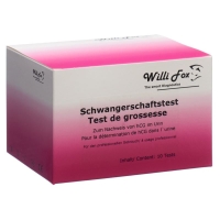 Willi Fox urine pregnancy test 10 pcs Willi Fox urine pregnancy test 10 pcs