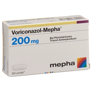 Voriconazole Mepha Lactab 200 mg 28 pcs