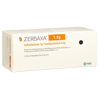 Zerbaxa Trockensub 1.5 g Durchstf 10 pcs