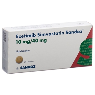 Ezetimib Simvastatin Sandoz Tabletten 10/40mg 28 Stück