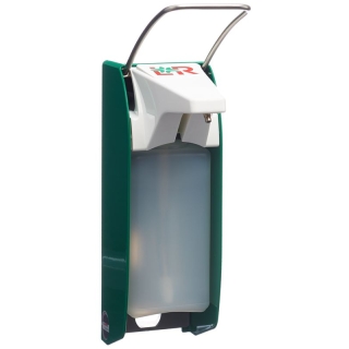 L&r Handdisinfect Dispenser 500ml Green short lever